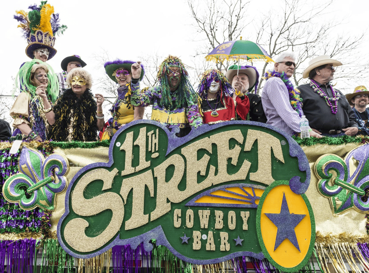 Cowboy Mardi Gras in Bandera, Texas