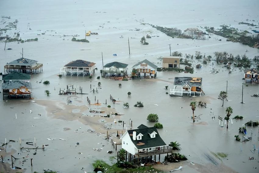 Bolivar Peninsula Hurricane Ike Wreckage