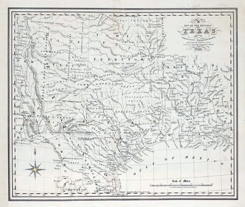 This 1841 Map Shows a Texas That Almost Nobody Remembers