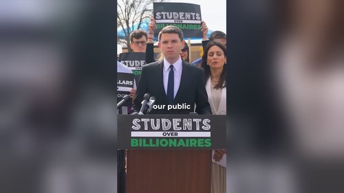 Students over billionaires