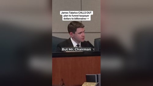 James Talarico CALLS OUT plan to funnel taxpayer dollars to billionaires