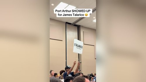 Port Arthur SHOWED UP for James Talarico