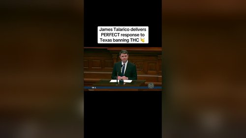 James Talarico delivers PERFECT response Texas banning THC