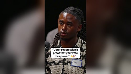 'Voter suppression is proof that your vote has power'